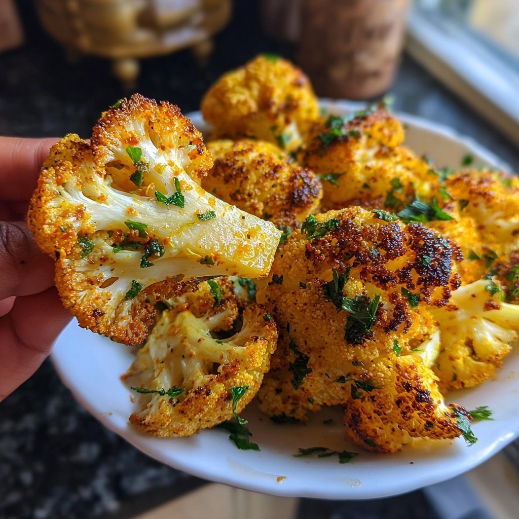 Blumenkohl mit Zitronen-Paprika-Gewürz