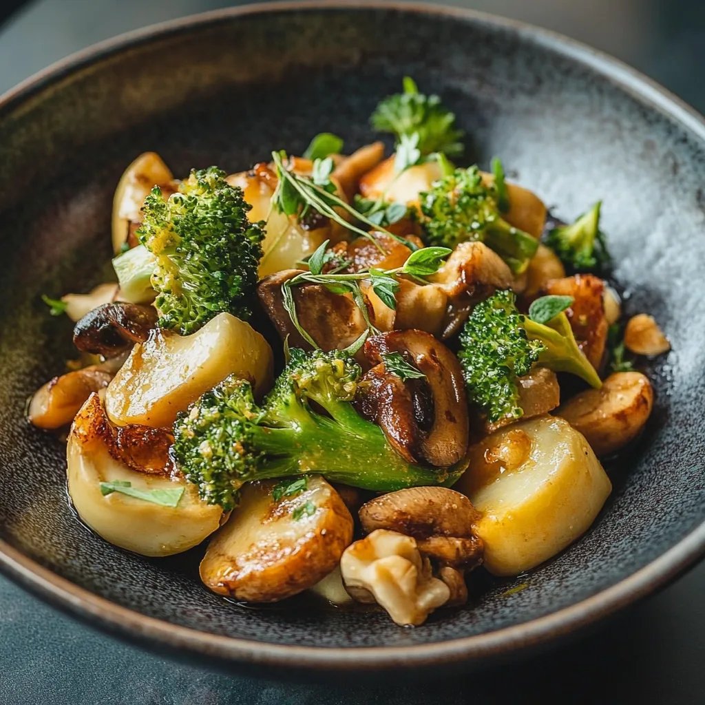 Brokkoli-Pilz-Pfanne