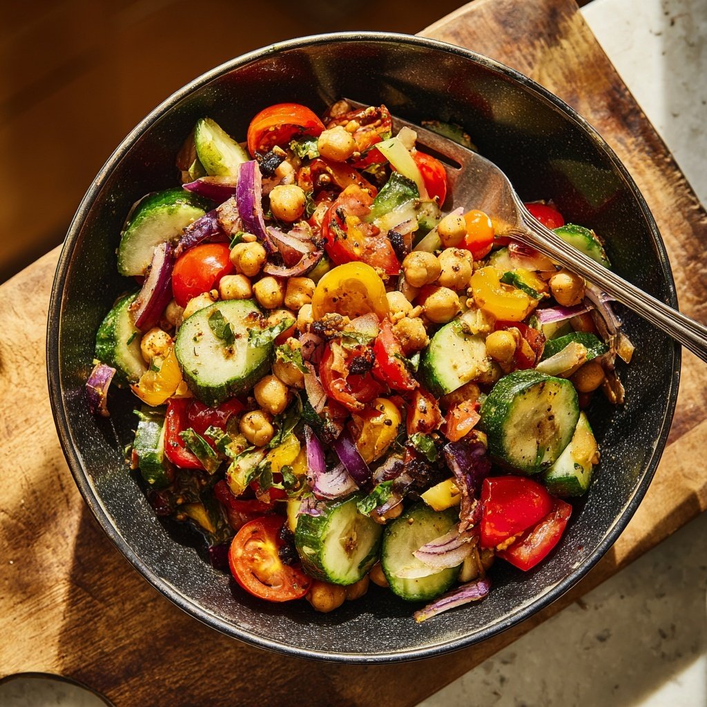 Grill Beilagen Salat Mit Kichererbsen