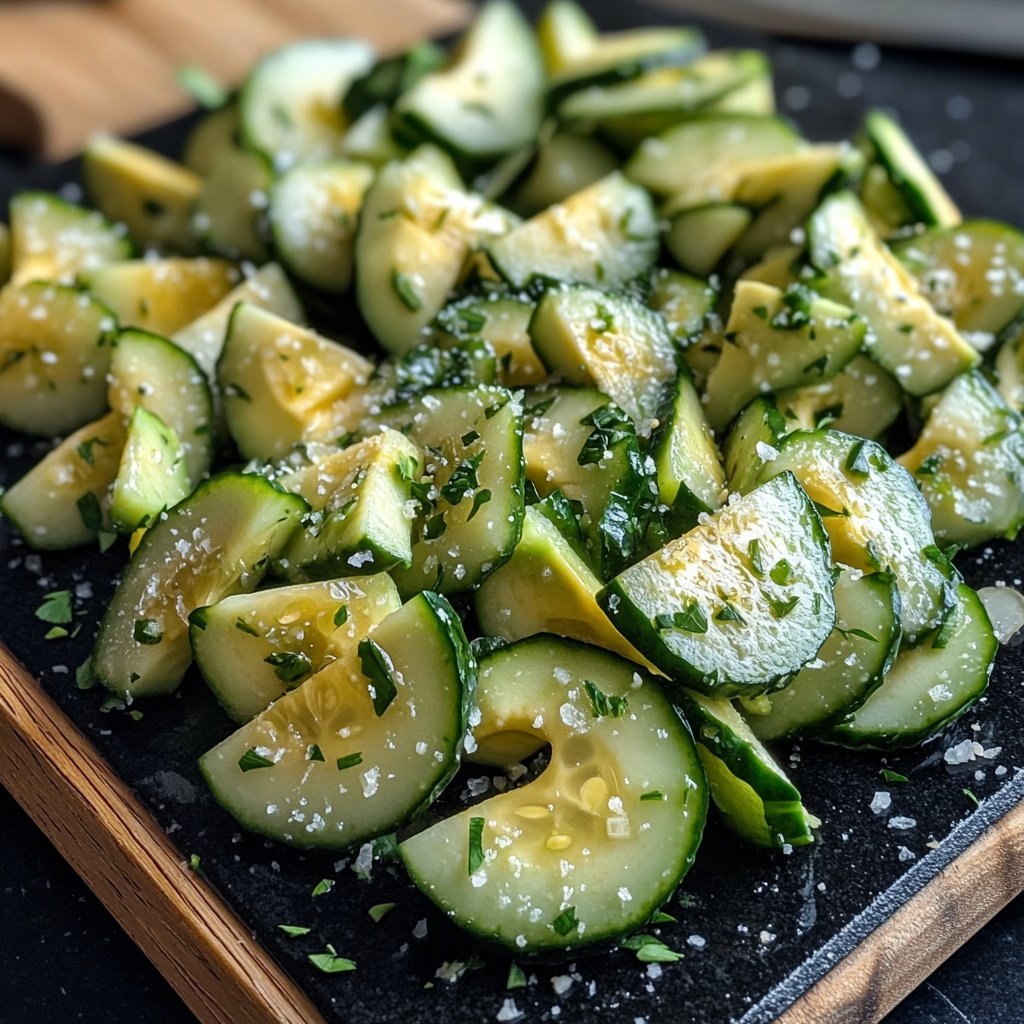 Avocado-Gurken-Salat – Schnell und gesund