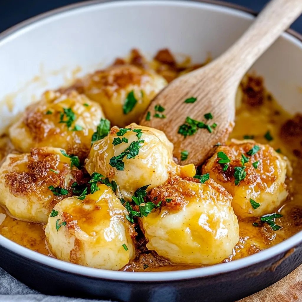 Kartoffelpuffer mit Hackfleischfüllung