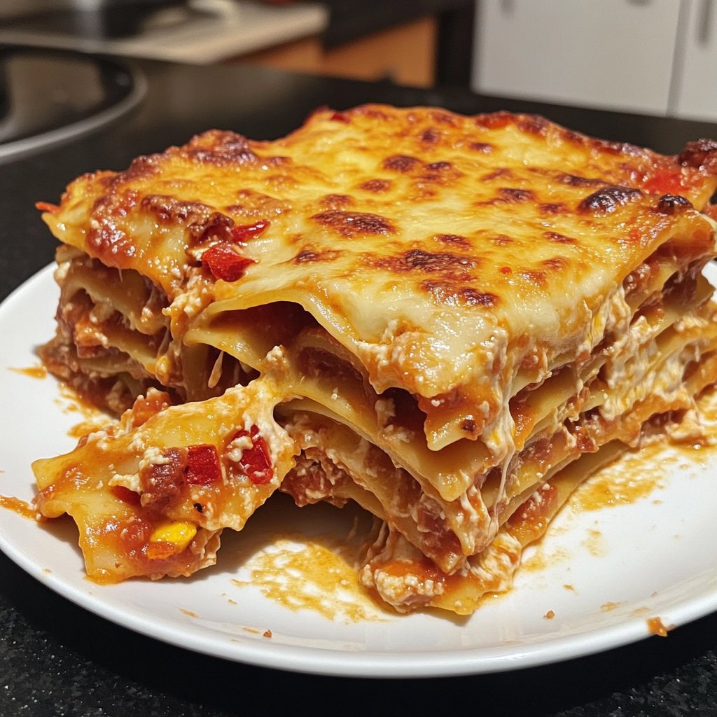 Lasagne mit Paprika