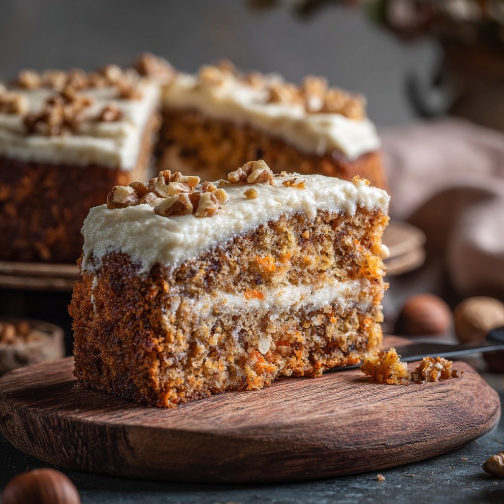 Karottenkuchen Mit Haselnuss