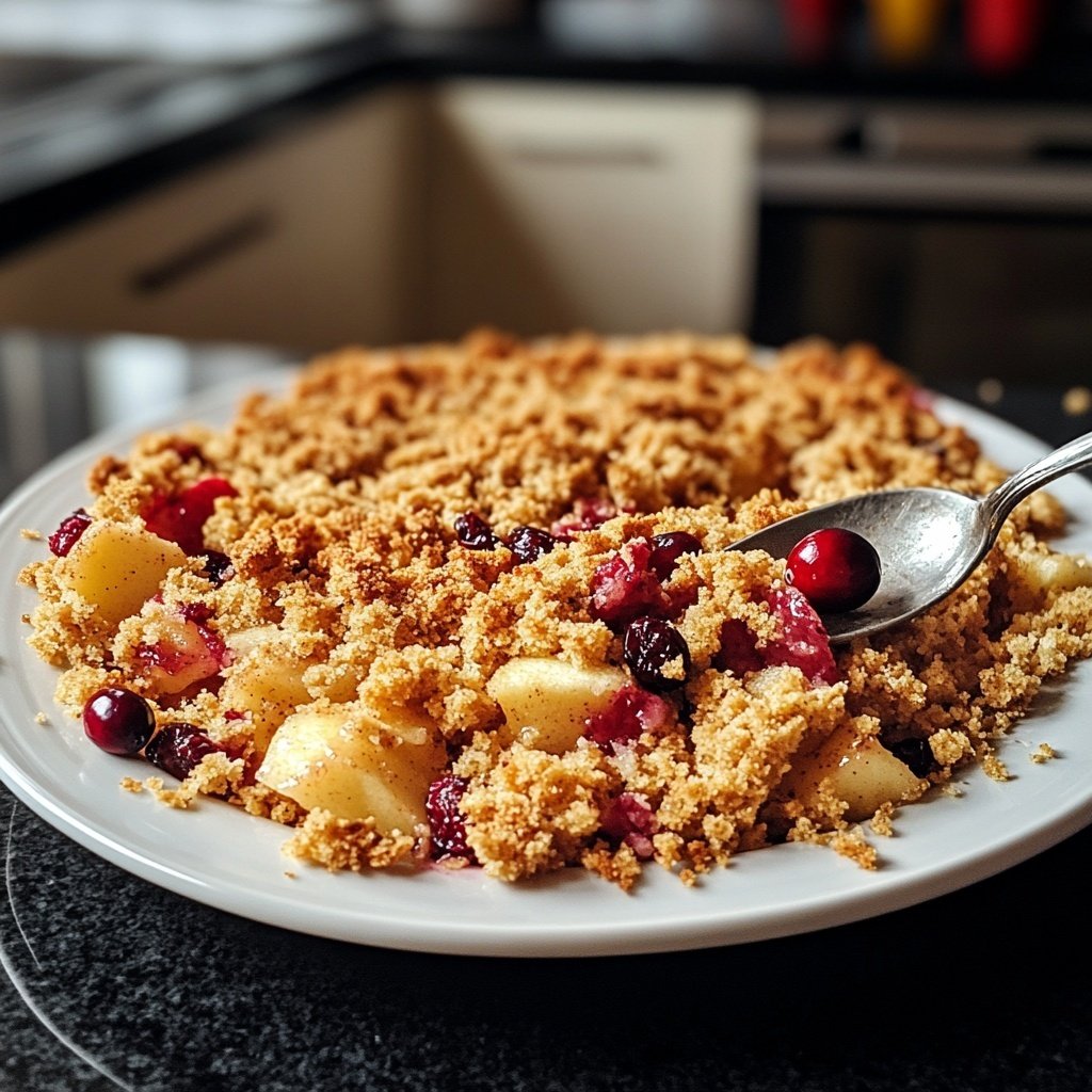 Weihnachtscrumble Rezept
