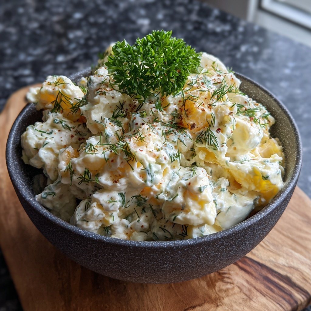 Schnell & Einfach 10-Minuten-Eiersalat mit Joghurt