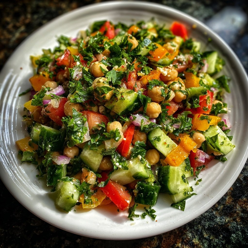 Kichererbsen Salat Zum Grillen