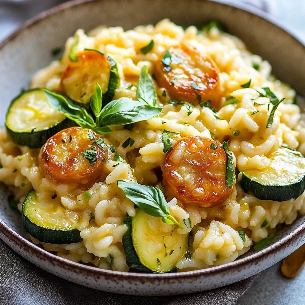 Risotto mit Zucchini